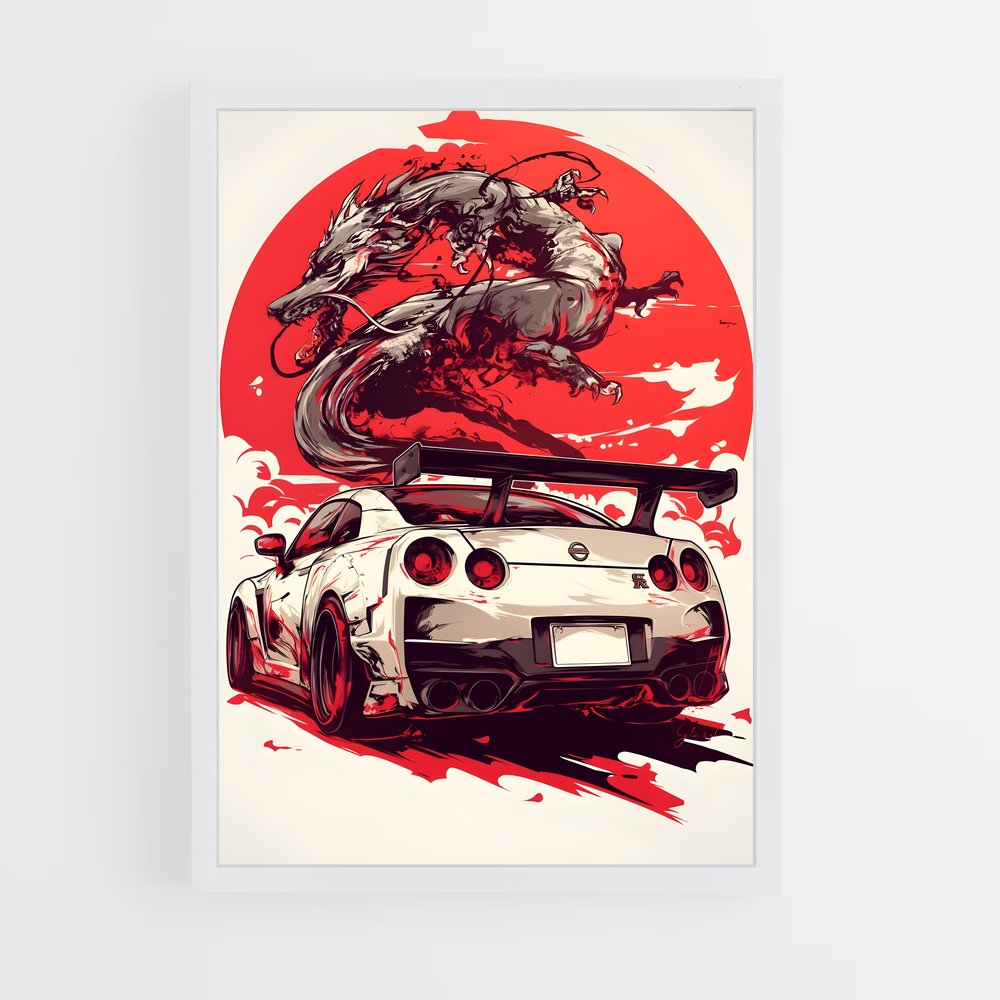 Poster Démons de la Route – affiche Nissan (vue 3)